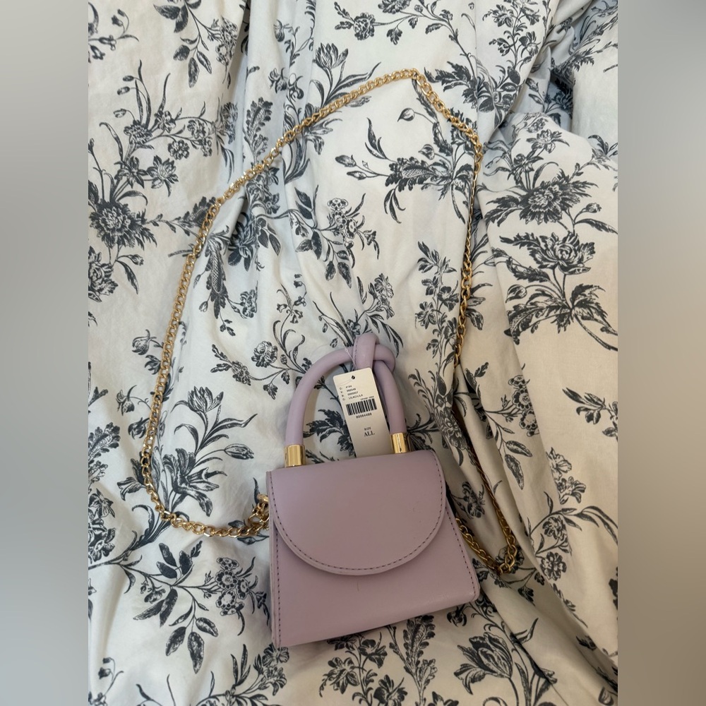 Anthropologie Purple Mini Bag, NWT